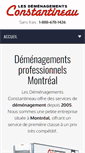Mobile Screenshot of constantineau.ca